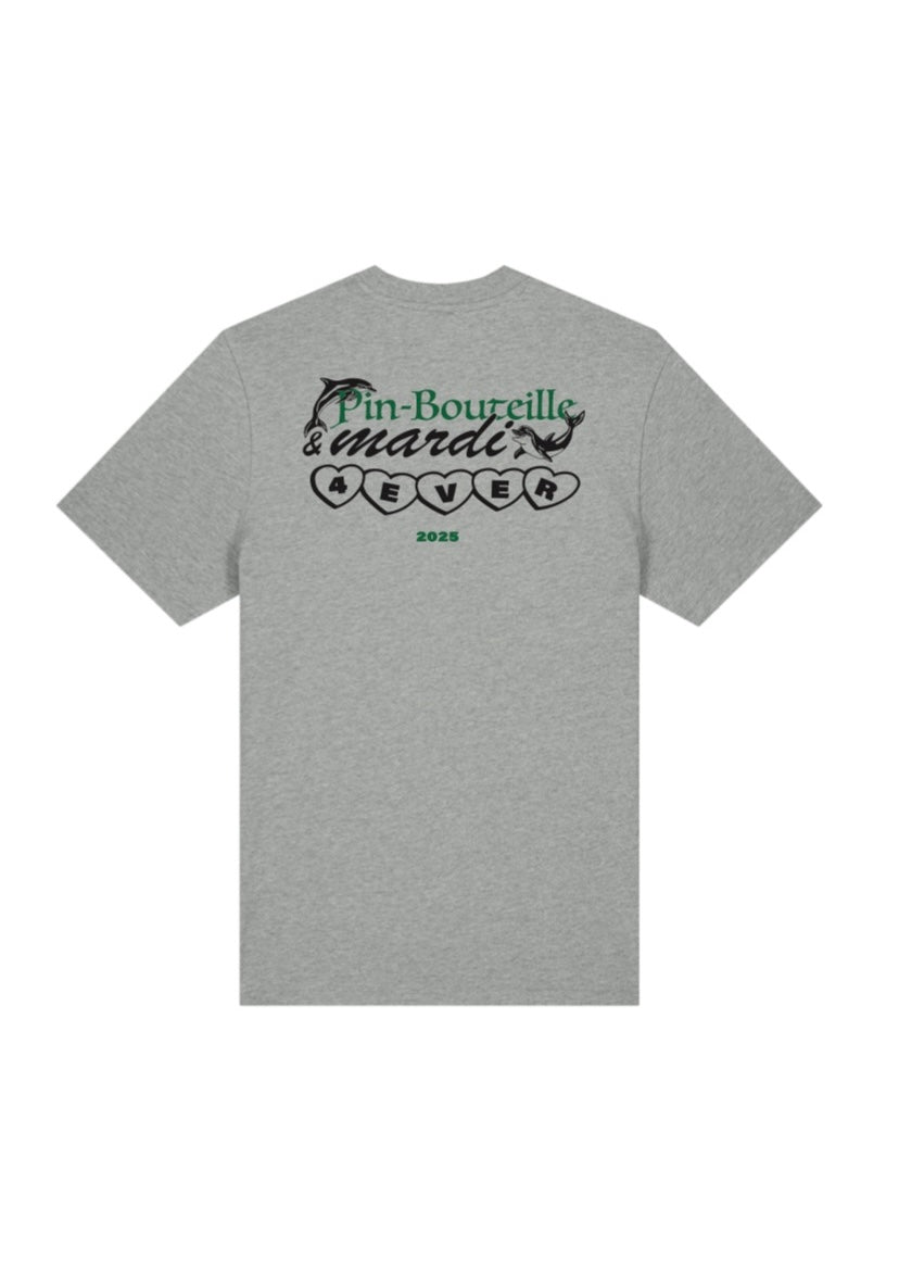 Collab Tshirt - Heather Grey
