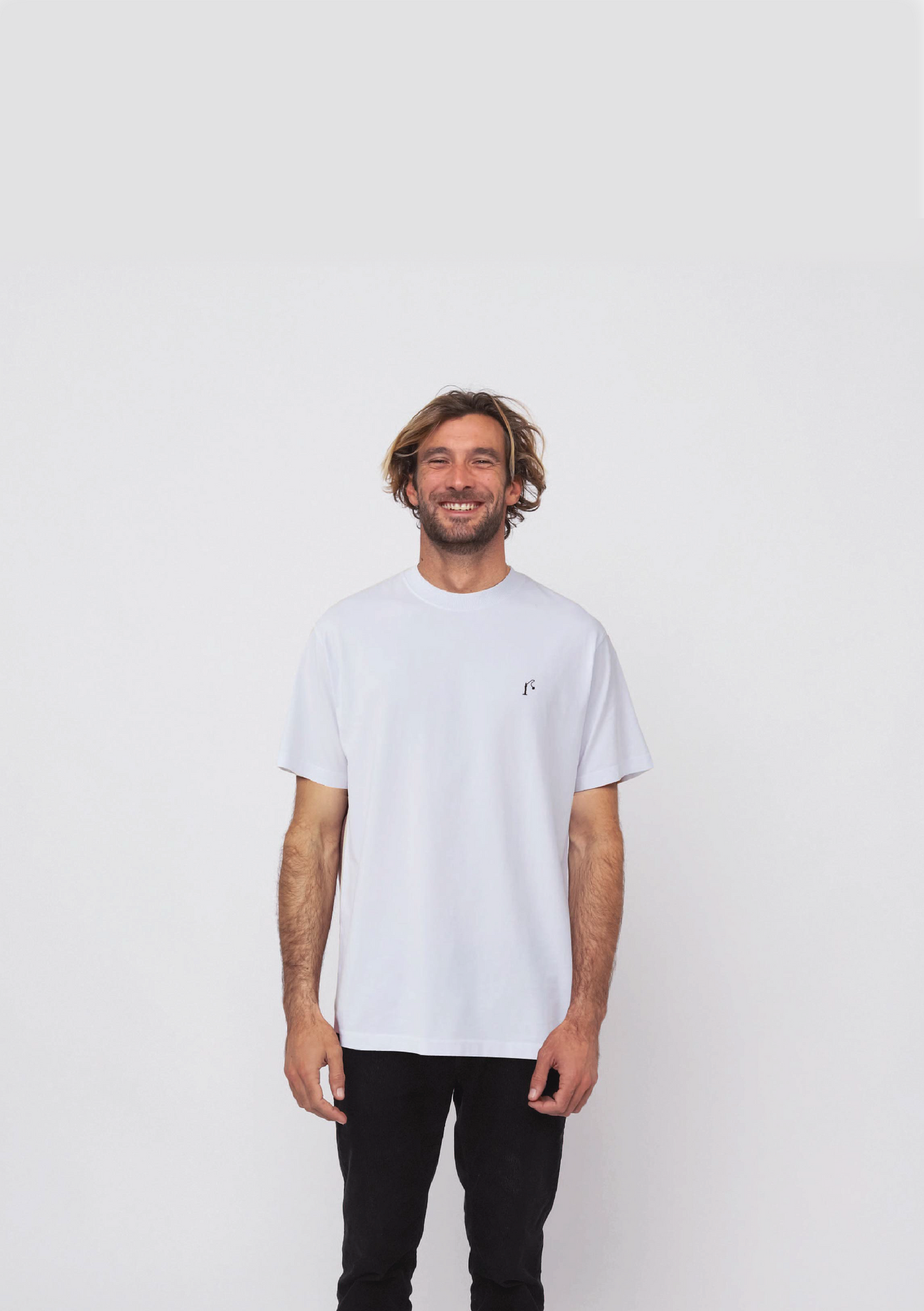 Fisher Man Relaxed Tee Shirt - White